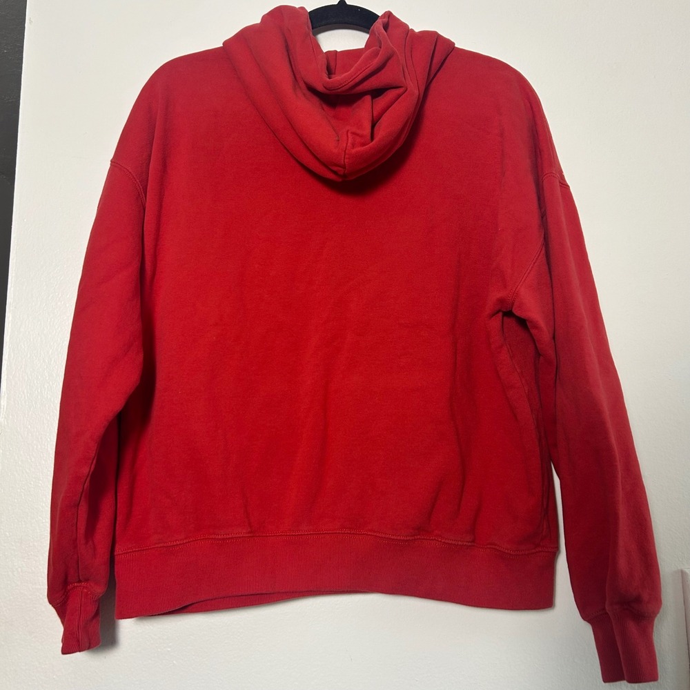 quilt embroidered hearts ~ hollister valentines day hoodie - Picture 3 of 7
